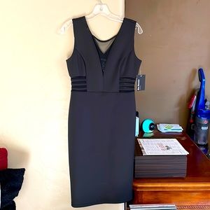 Black cocktail dress